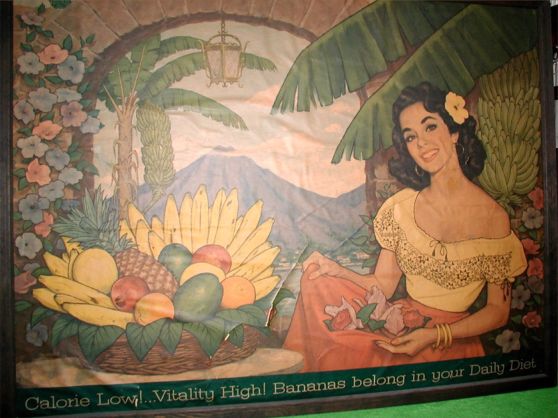 1950's Banana Poster